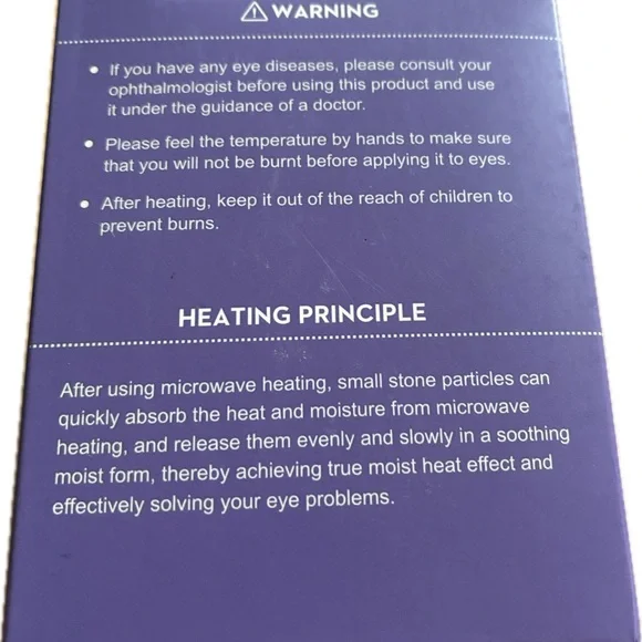 👀 Mokiy Moist Eye Compress Heat Therapy - Picture 5 of 12